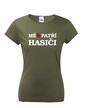Tričko pre hasičov Moje srdce patrí hasičovi
