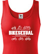 Dámské tričko pro cyklisty Bikesexuál