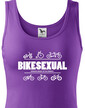 Dámské tričko pro cyklisty Bikesexuál