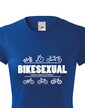 Dámské tričko pro cyklisty Bikesexuál