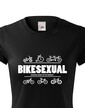 Dámské tričko pro cyklisty Bikesexuál