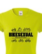 Dámské tričko pro cyklisty Bikesexuál
