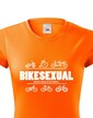 Dámské tričko pro cyklisty Bikesexuál