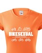 Dámské tričko pro cyklisty Bikesexuál
