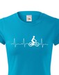 Dámské tričko tep cyklisty