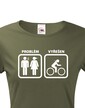 Dámské tričko pro cyklisty Problém vyřešen