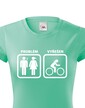 Dámské tričko pro cyklisty Problém vyřešen
