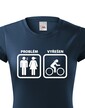 Dámské tričko pro cyklisty Problém vyřešen