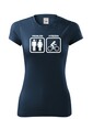 Dámské tričko pro cyklisty Problém vyřešen