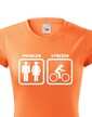 Dámské tričko pro cyklisty Problém vyřešen