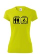 Dámské tričko pro cyklisty Problém vyřešen