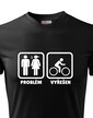 Pánské tričko pro cyklisty Problém vyřešen
