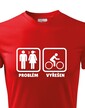 Pánské tričko pro cyklisty Problém vyřešen