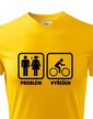 Pánské tričko pro cyklisty Problém vyřešen
