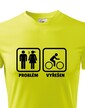 Pánské tričko pro cyklisty Problém vyřešen