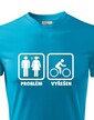 Pánské tričko pro cyklisty Problém vyřešen