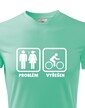 Pánské tričko pro cyklisty Problém vyřešen