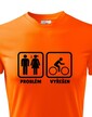 Pánské tričko pro cyklisty Problém vyřešen