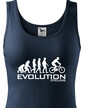Dámské cyklo triko Evoluce cyklistiky
