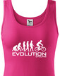 Dámské cyklo triko Evoluce cyklistiky