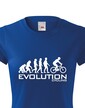 Dámské cyklo triko Evoluce cyklistiky