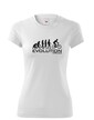 Dámské cyklo triko Evoluce cyklistiky
