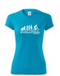 Dámské cyklo triko Evoluce cyklistiky