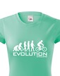 Dámské cyklo triko Evoluce cyklistiky