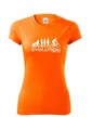 Dámské cyklo triko Evoluce cyklistiky