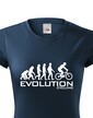 Dámské cyklo triko Evoluce cyklistiky