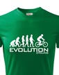 Pánske cyklo tričko Evolúcia cyklistiky