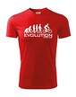 Pánske cyklo tričko Evolúcia cyklistiky