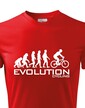 Pánske cyklo tričko Evolúcia cyklistiky