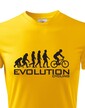 Pánske cyklo tričko Evolúcia cyklistiky