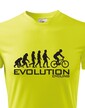 Pánske cyklo tričko Evolúcia cyklistiky