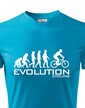 Pánske cyklo tričko Evolúcia cyklistiky