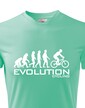 Pánske cyklo tričko Evolúcia cyklistiky