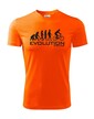 Pánske cyklo tričko Evolúcia cyklistiky