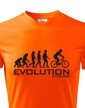Pánske cyklo tričko Evolúcia cyklistiky