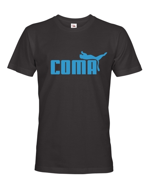 Pánske tričko s vtipnou potlačou Coma