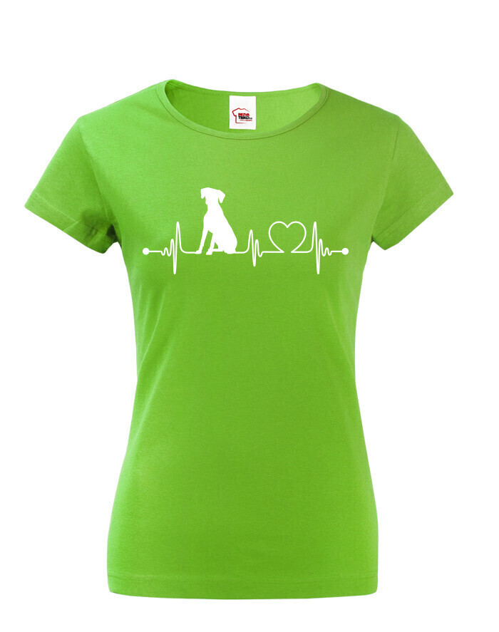 Dámské tričko Rhodéský ridgeback tep