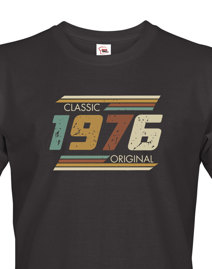 Pánské narodeninové tričko s rokom narodenia