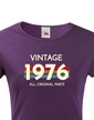 Dámské tričko k narodeninám - Vintage all original parts