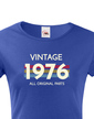 Dámské tričko k narodeninám - Vintage all original parts