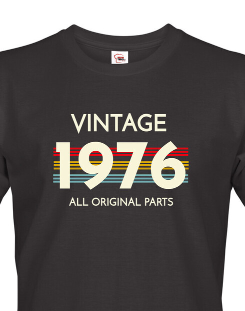 Pánske tričko k narodeninám - Vintage all original parts