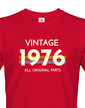 Pánske tričko k narodeninám - Vintage all original parts