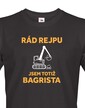 Pánske tričko pre bagristu