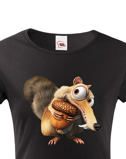 Dámské tričko Veverka Scrat