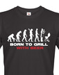 Pánske tričko Narodený pre grilovanie