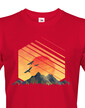 Pánské turistické tričko Západ slnka